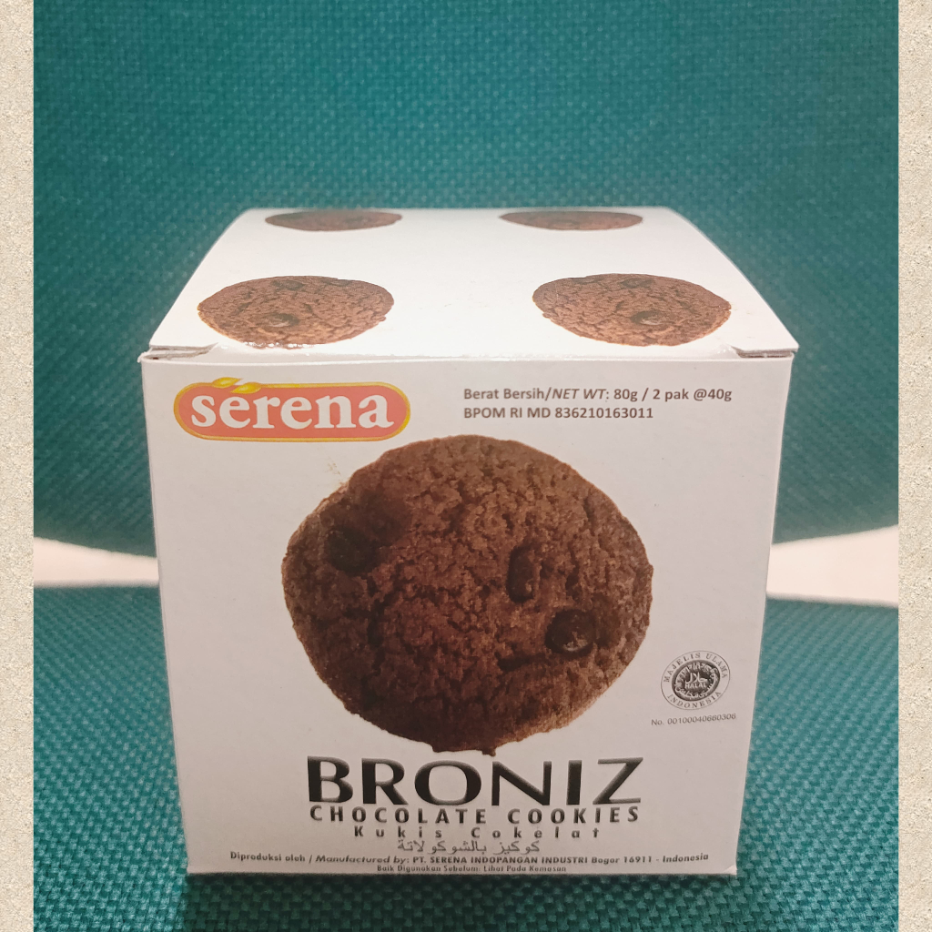 

SERENA BRONIZ CHOCOLATE COOKIES 80gr