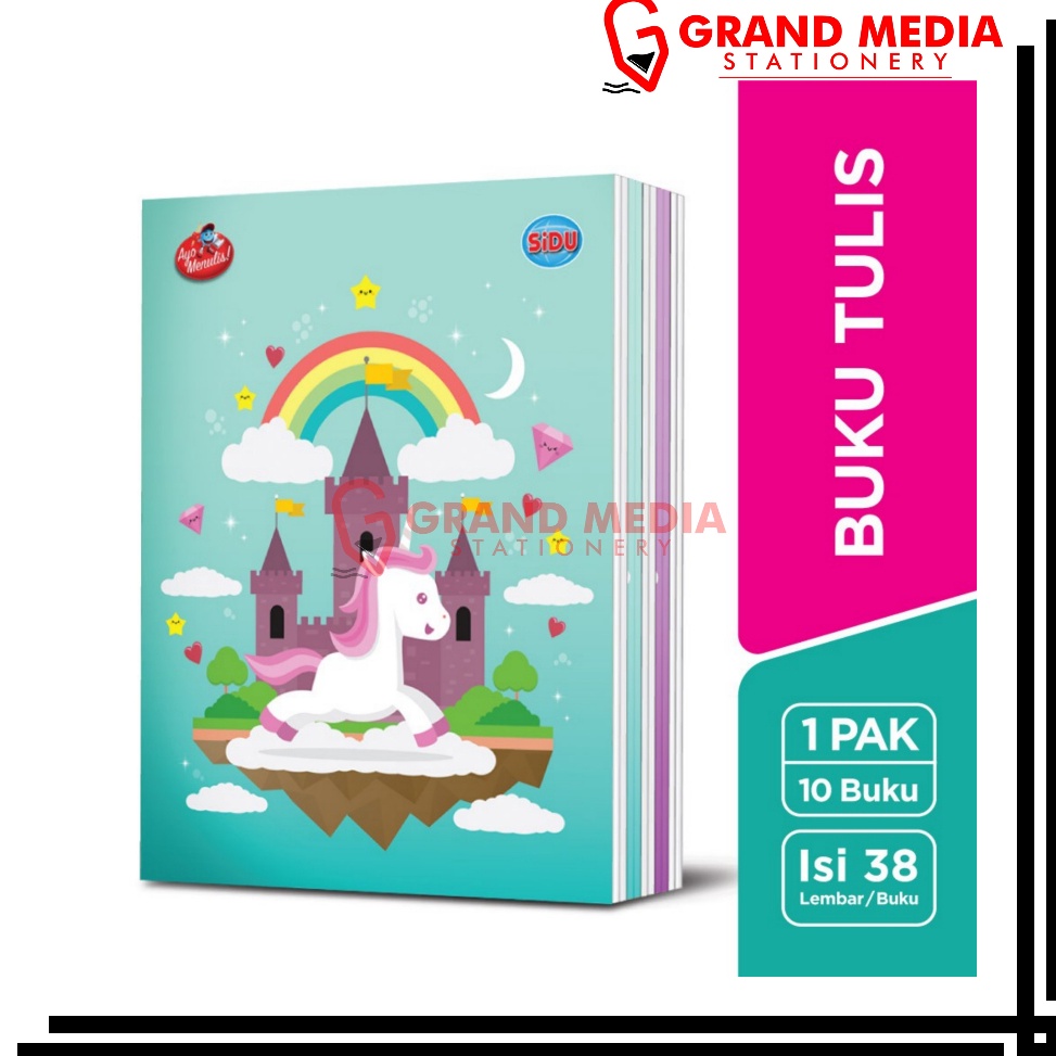 

GRAND MEDIA BUKU TULIS SINAR DUNIA SIDU ISI 38 LEMBAR 1 PACK 1 PCS KODE P2A5
