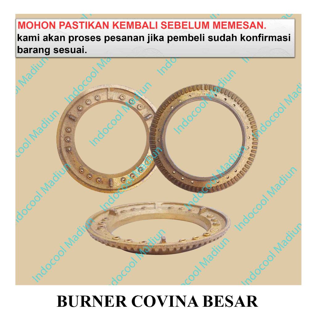 BCB BERNER / BURNER KUNINGAN / BURNER KOMPOR GAS / BURNER COVINA BESAR