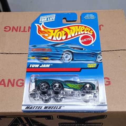 Hot Wheels Tow Jam Vintage Blue Card Towing