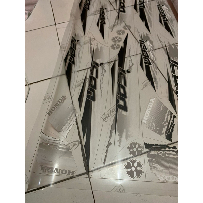 STRIPING ICON SPORT TRANPARAN beat karbu