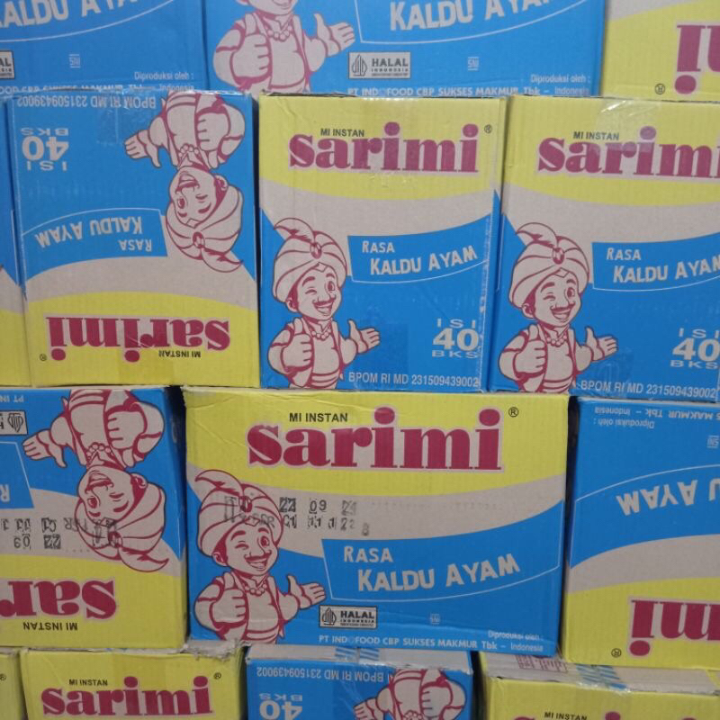 

MIE SARIMI KALDU AYAM 1dus Isi 40pcs (HARGA GROSIR)