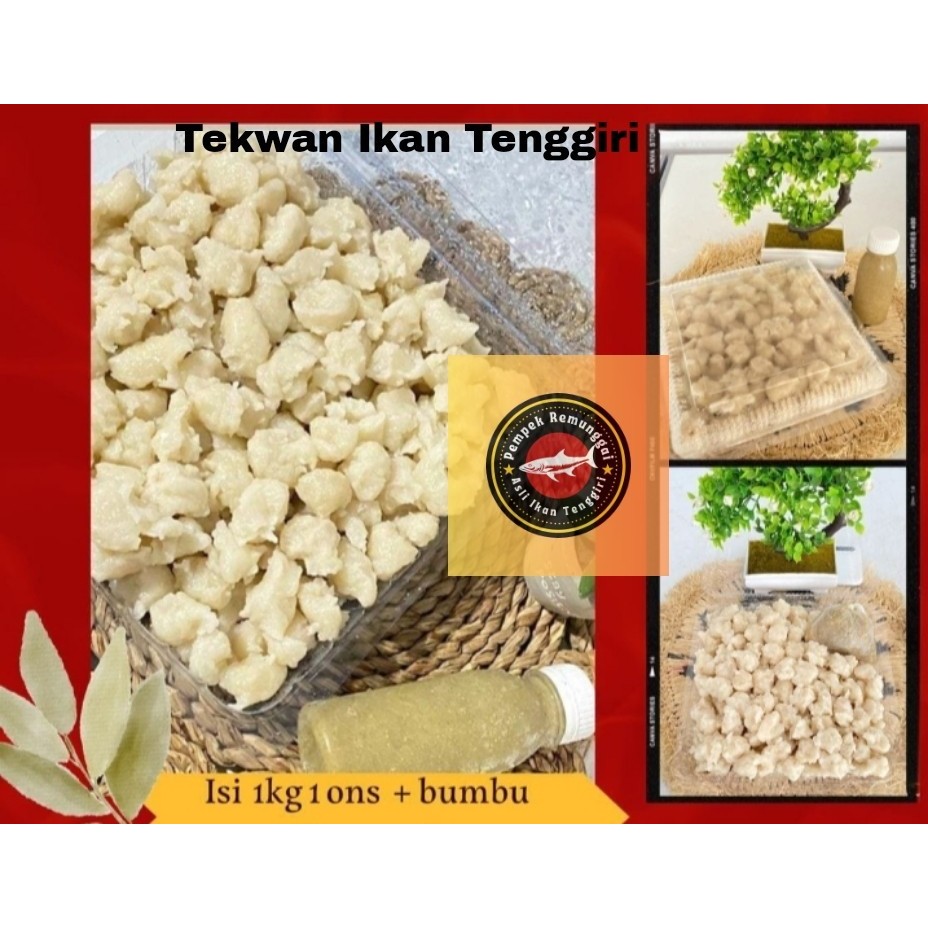 

Paket Tekwan Ikan Tenggiri + Bumbu 100 ml | Asli Ikan Tenggiri Segar Pempek Khas Asli Palembang 100% Halal Quality Premium