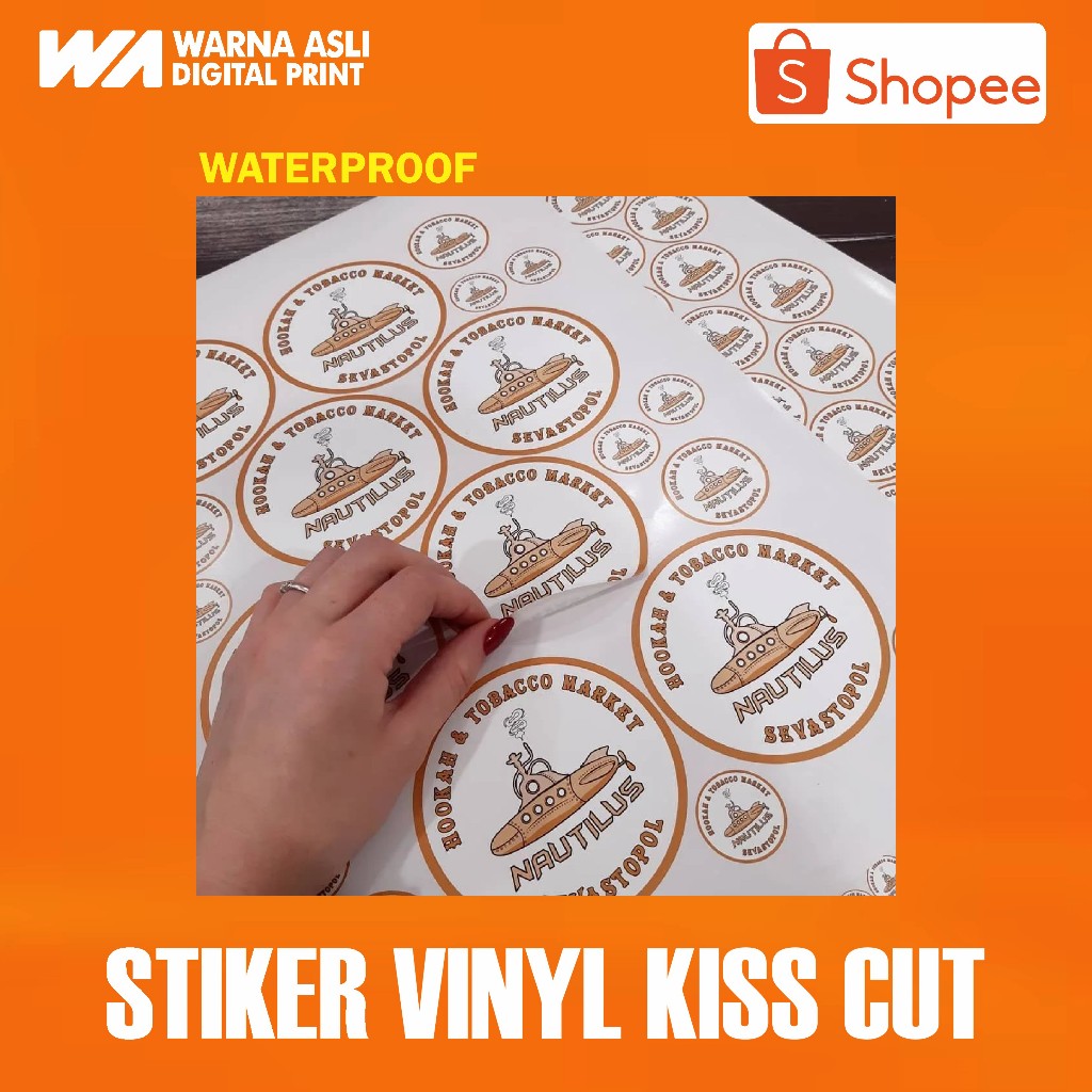 

CUTTING STIKER VINYL / STIKER VINYL KISS CUT / STIKER A3+
