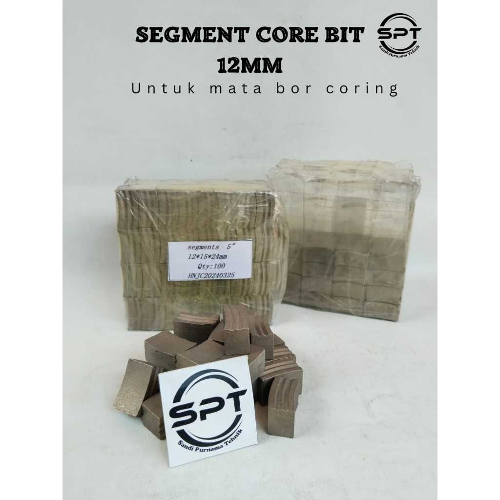 core bit segment/core bit segment tembus batu/mata bor penghancur batuan keras/mata bor sumur
