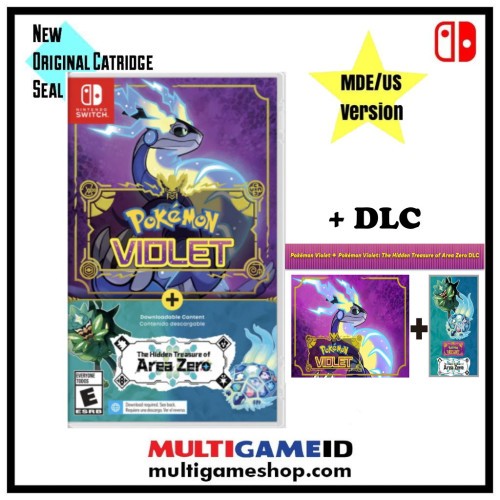 Switch Pokemon Violet +DLC The Hidden Treasure of Area Zero English MDE/US Version