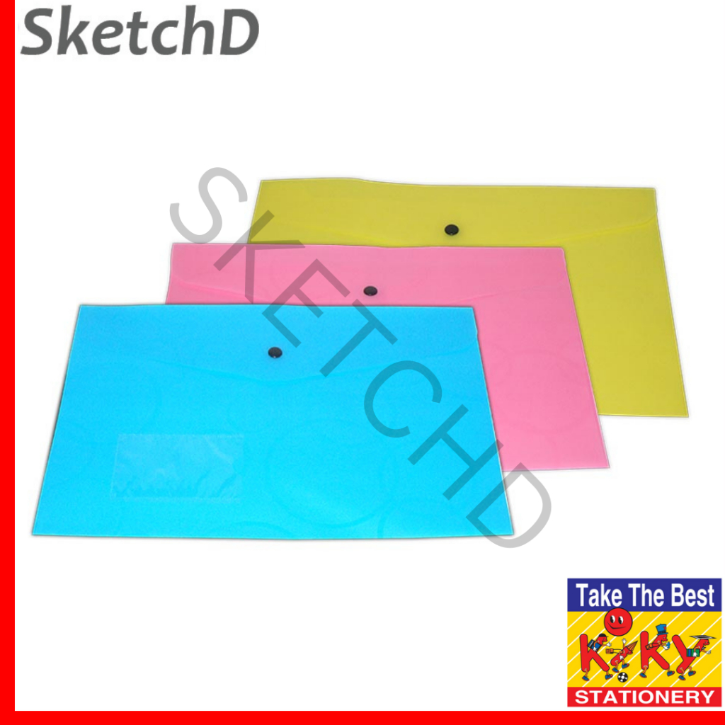 

Map Kancing plastik folio Kiky 36.1x25.3cm
