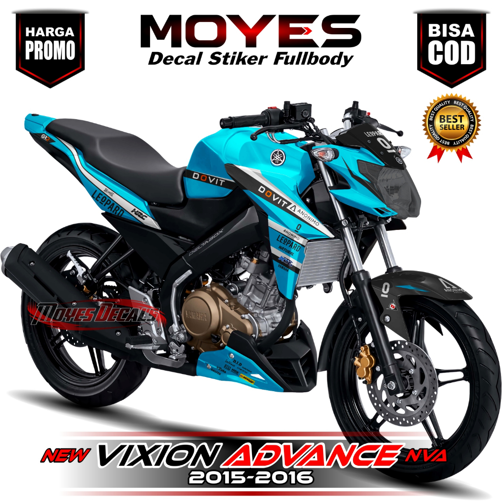 (COD) Decal Vixion New Full Body Decal Vixion NVL Full Body Stiker Vixion NVL Full Body 2012 2013 20