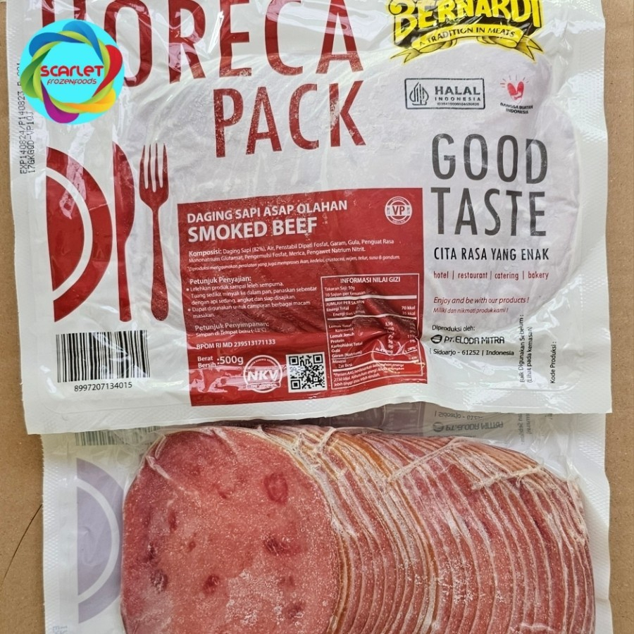 

Bernardi Smoked Smoke Beef Daging Asap Bulat [500gr]