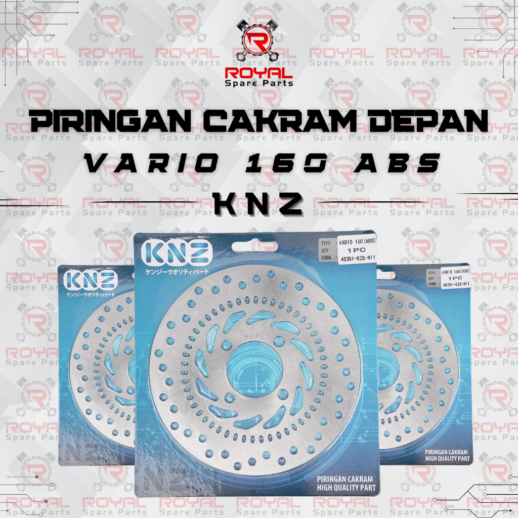 PIRINGAN CAKRAM DEPAN VARIO 160 ABS ORIGINAL KNZ