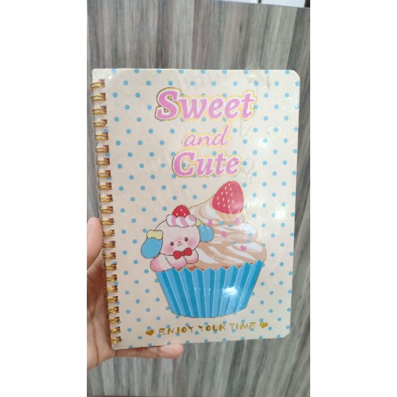 

buku catatan lucu gambar eskrim & cupcake