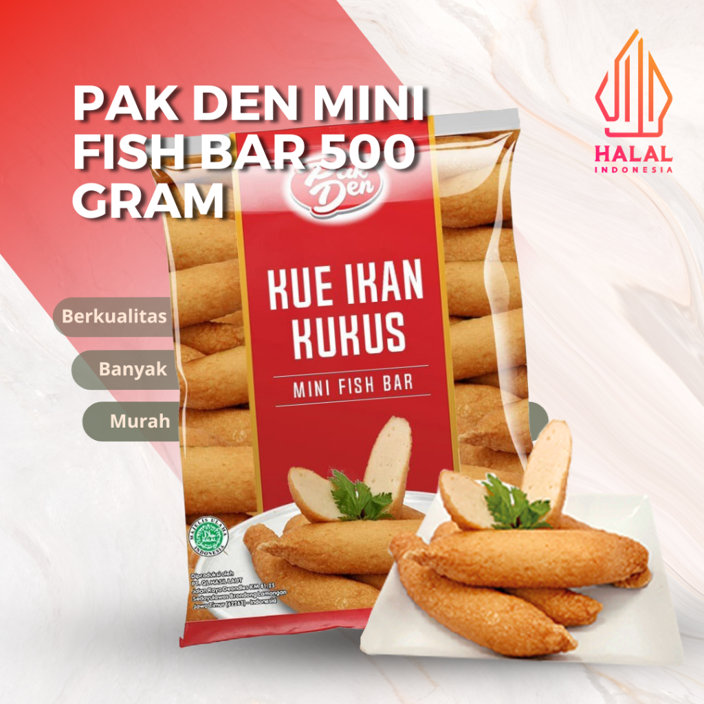 

PAK DEN MINI FISH BAR KUE IKAN KUKUS 500 GRAM