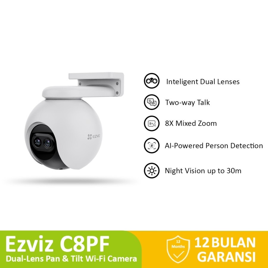 KAMERA CCTV EZVIZ C8PF 2MP SMART HOME OUTDOOR PTZ CAMERA