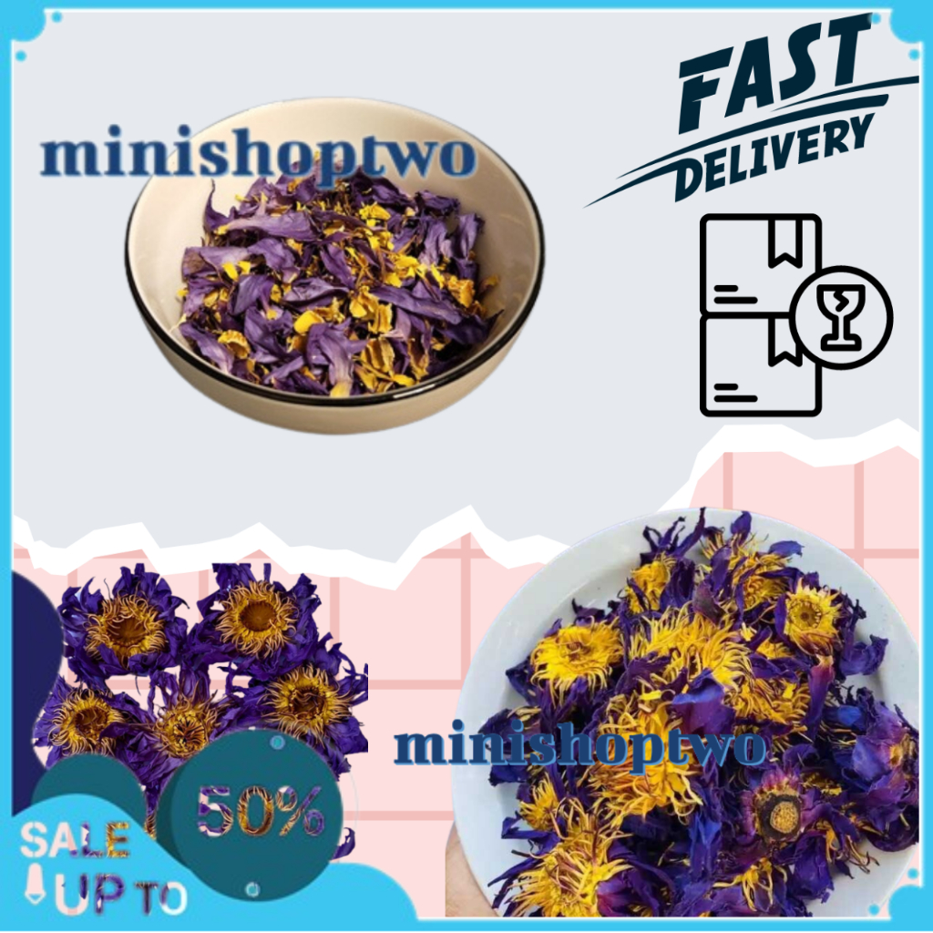 

BLUE LOTUS FLOWER TEA / BUNGA LOTUS KERING / TEH BUNG LOTUS KERING