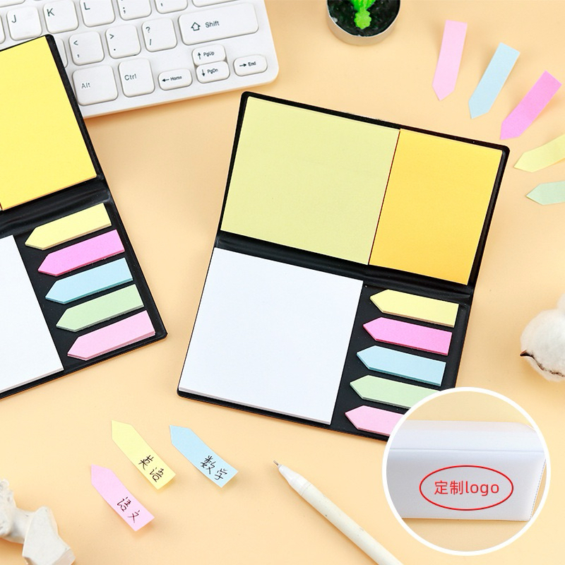 

Delunashop Sticky notes kombinasi white leather Memo note tempel kulit