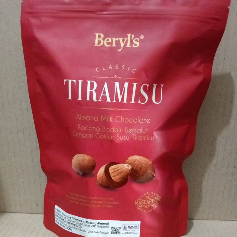 

Beryl's Tiramisu Almond Milk Chocolate 300g