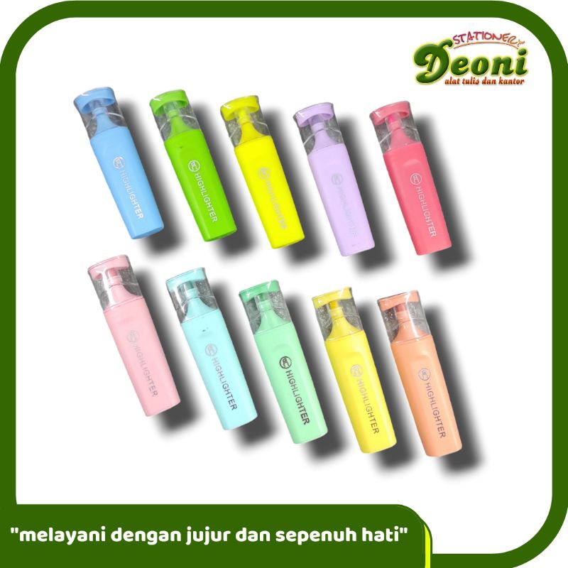 

Stabilo Highlighter 10 Warna Cerah Pastel