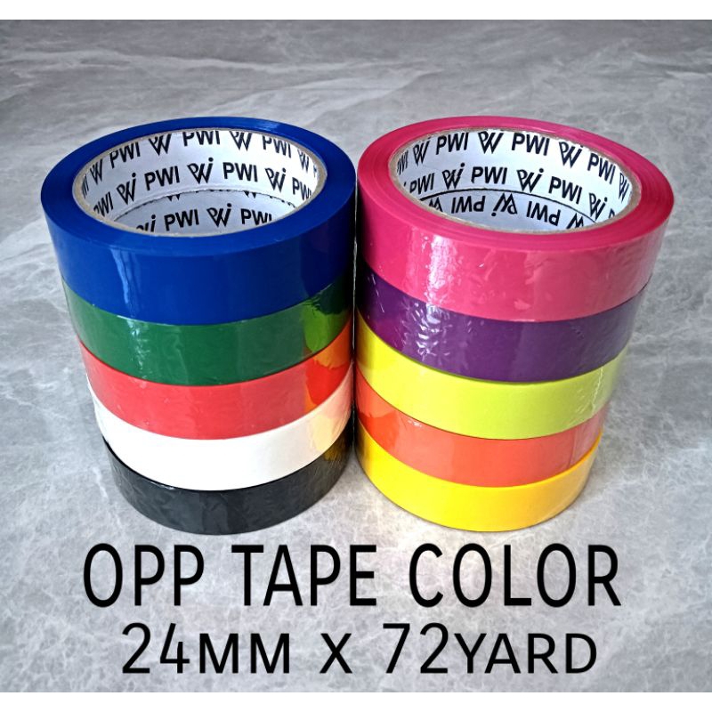 

Isolasi Warna 24mm x 72 yard PWI / Opp Tape
