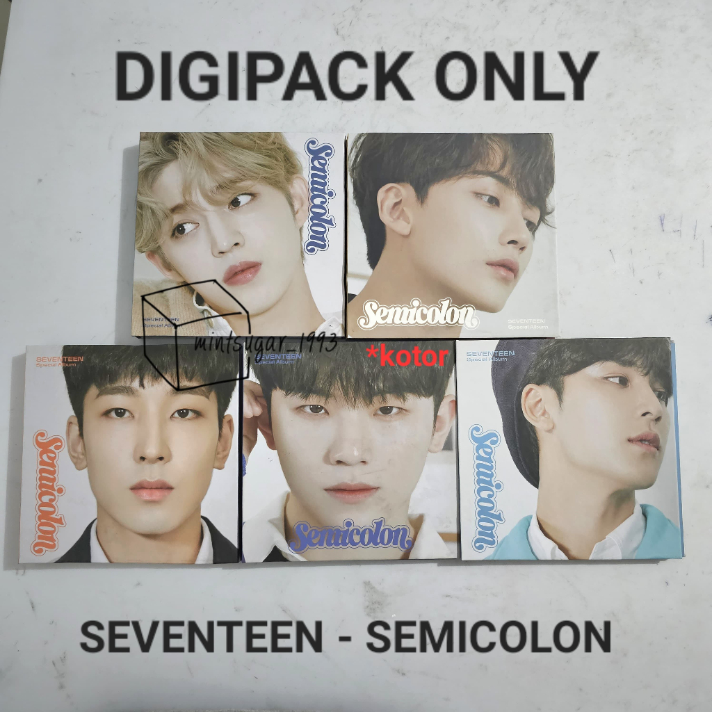 [ READY STOCK ] [ ALBUM ONLY ] Seventeen - 2nd Special Album Semicolon Cover : Scoups Jeonghan Wonwo