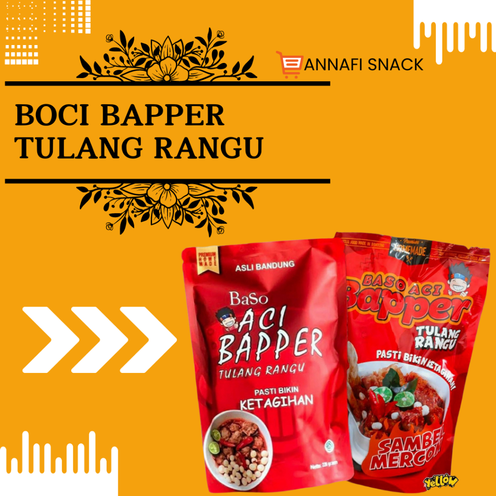 

BOCI BASO ACI BAPPER TULANG RANGU // BASO ACI // KHAS BANDUNG