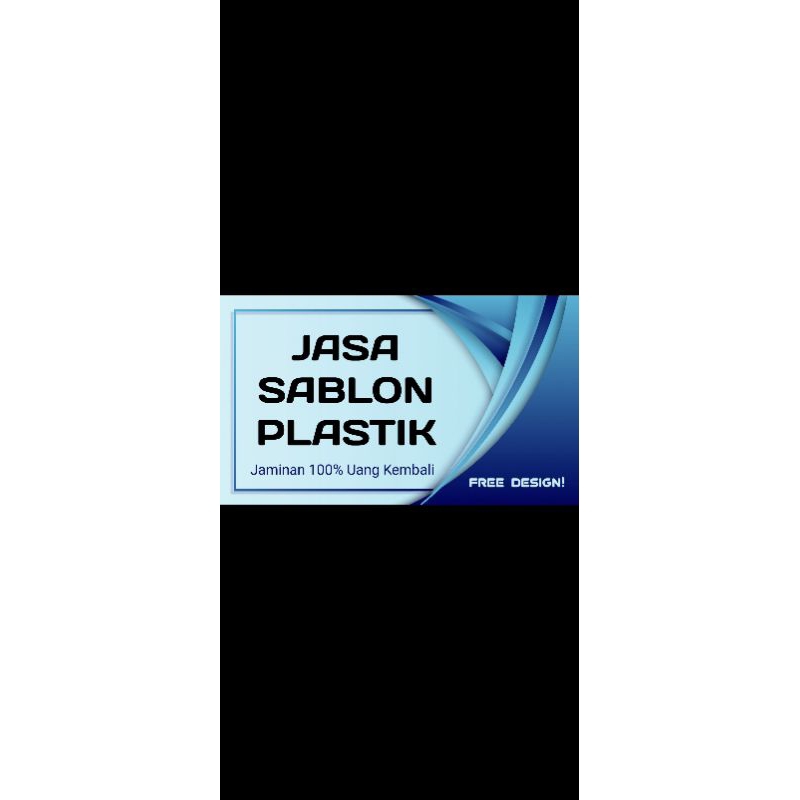 Jasa sablon plastik