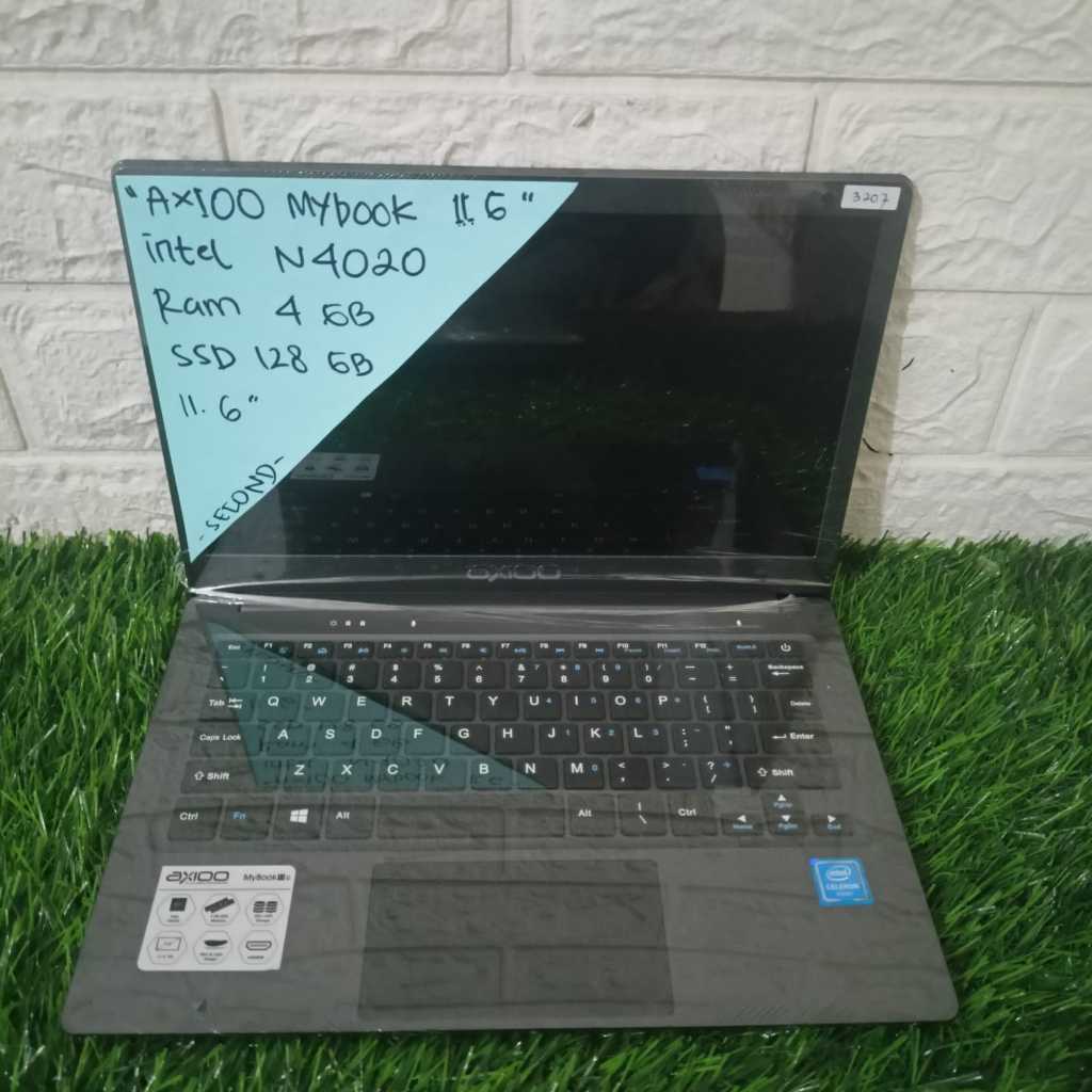 LAPTOP MURAH  AXIOO MYBOOK 11,6 INTEL N4020 RAM 4GB SSD 128GB 11,6 INCH