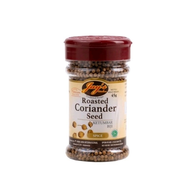 

Jays Roasted Coriander Seed 45gr / Jays Ketumbar Biji