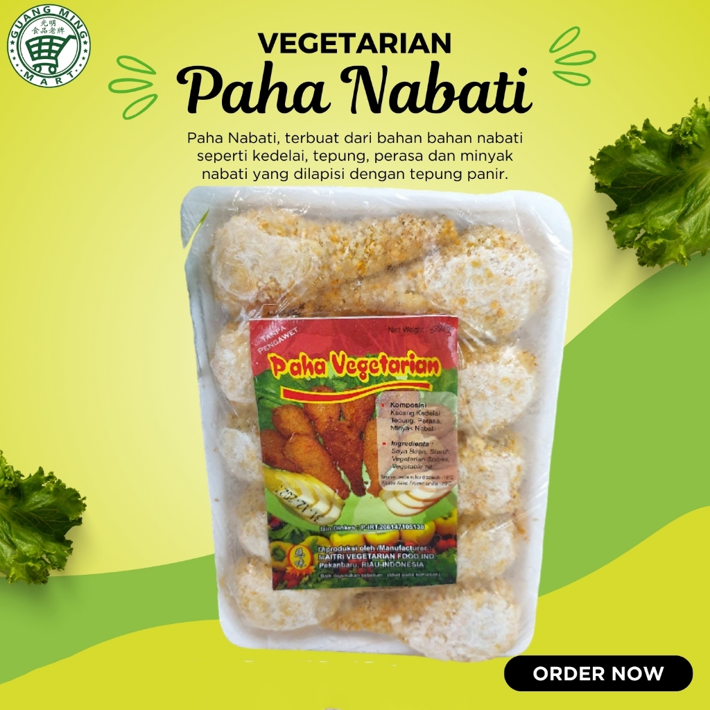

Paha Nabati Vegetarian Maitri 350gr isi 10 pcs