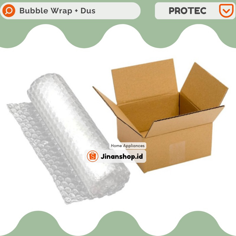 

Bubble Wrap + Dus (Hanya Untuk Costumer Jinanshop.id)