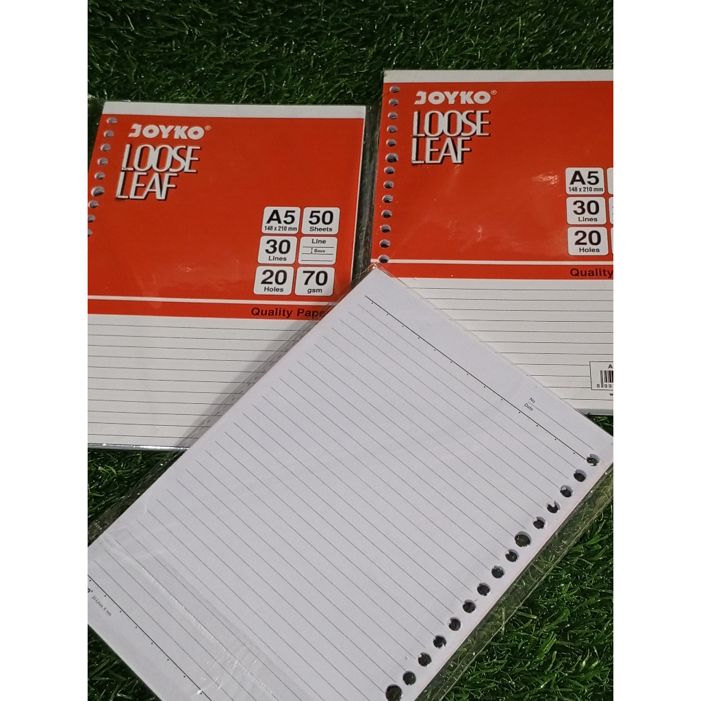 

Isi Kertas Binder A5 50 JOYKO / Isi Kertas Binder