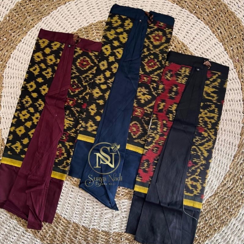Kain kamen anak blanket endek bali setengah jadi laki cowok pria M L XL