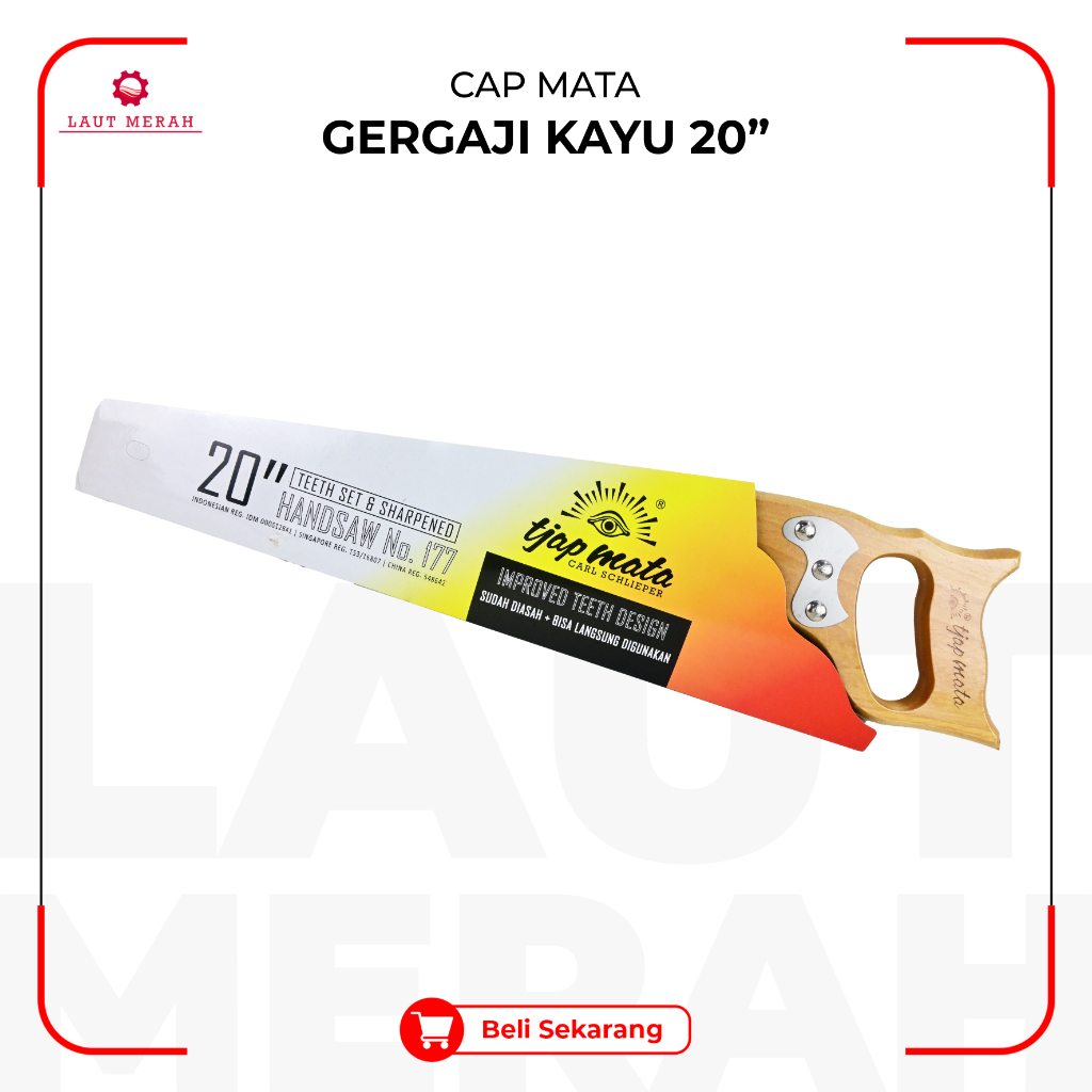 CAP MATA GERGAJI KAYU 18 IN  & 20 IN TJAP MATA EYE BRAND GERMANY GERGAJI TANGAN GERGAJI GOROK