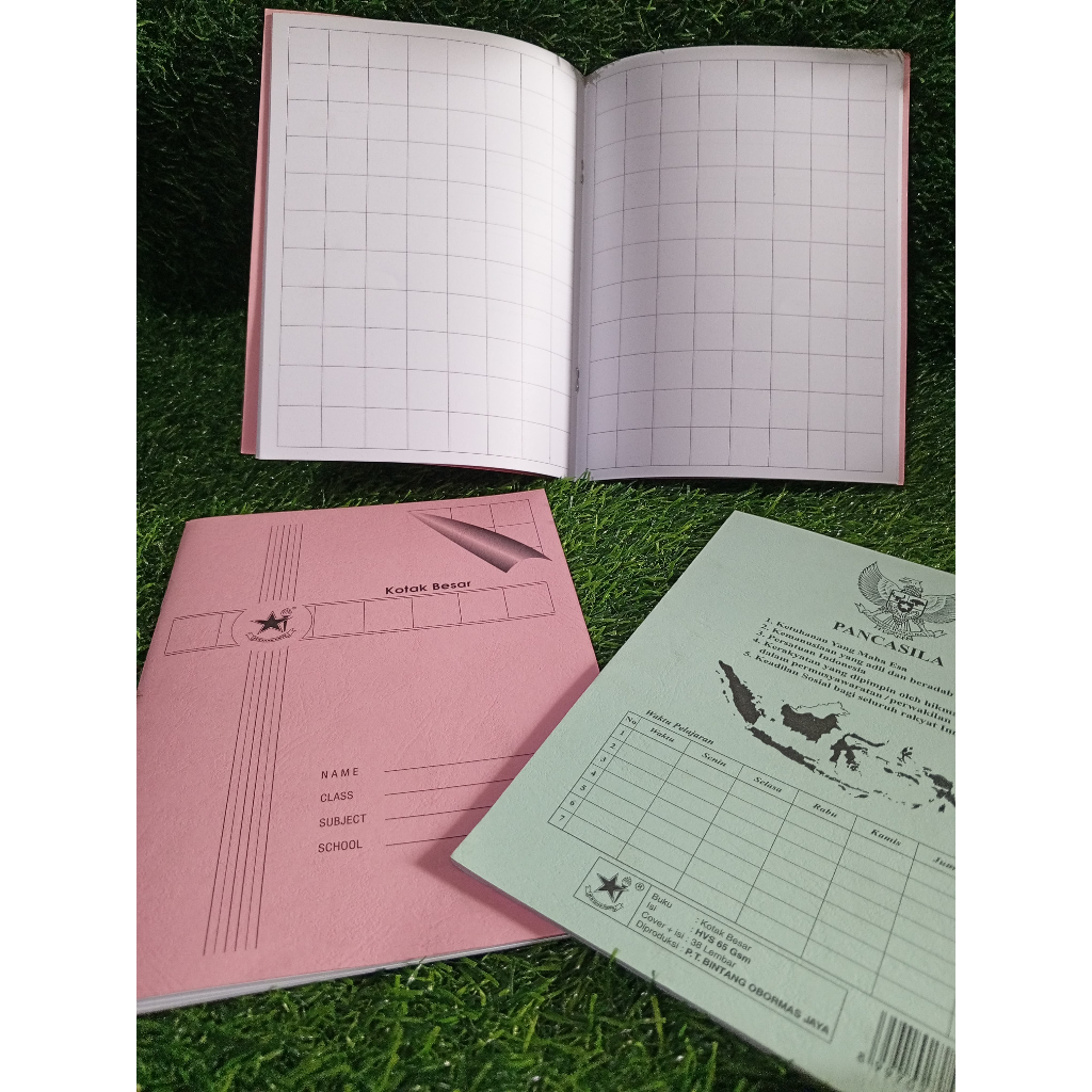 

Buku Tulis Kotak Besar / Buku Kotak Besar