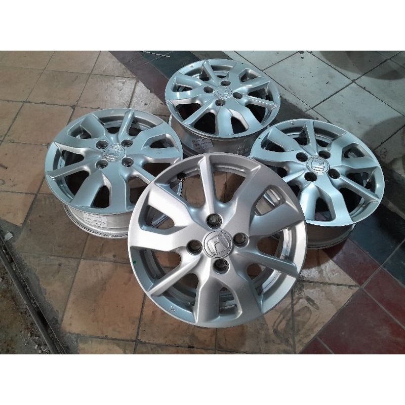 Velg pelek mobil Second murah oem Honda brio Ring 14