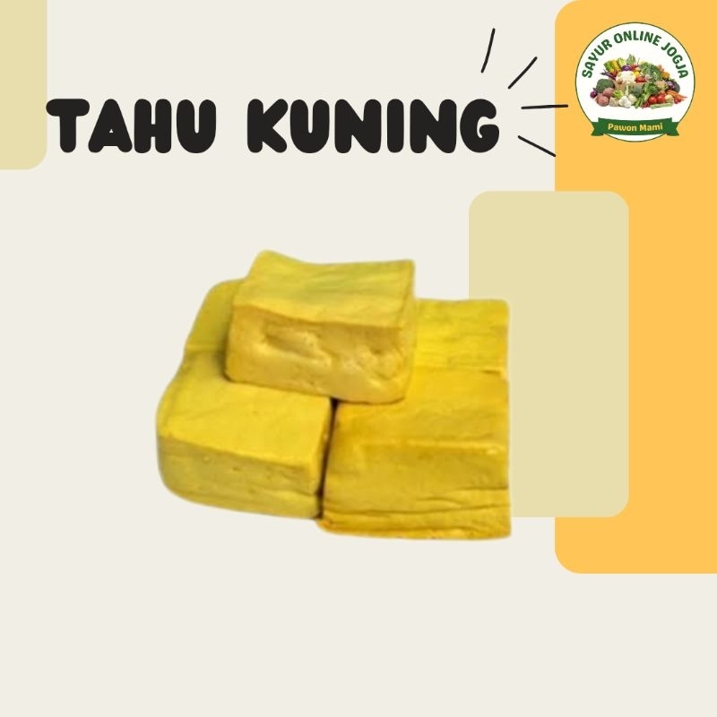 

Tahu kuning per bungkus - PAWON MAMI SAYUR ONLINE JOGJA