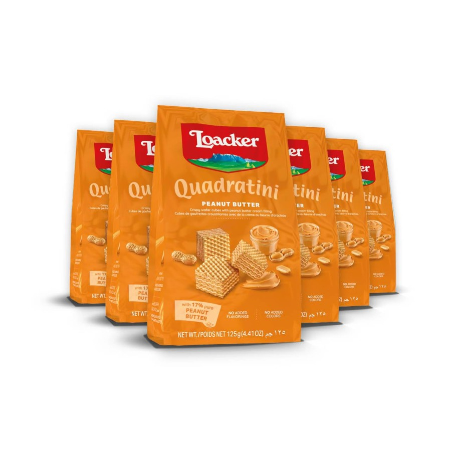 

Loacker Quadratini Peanut Butter Wafer [125 gr]