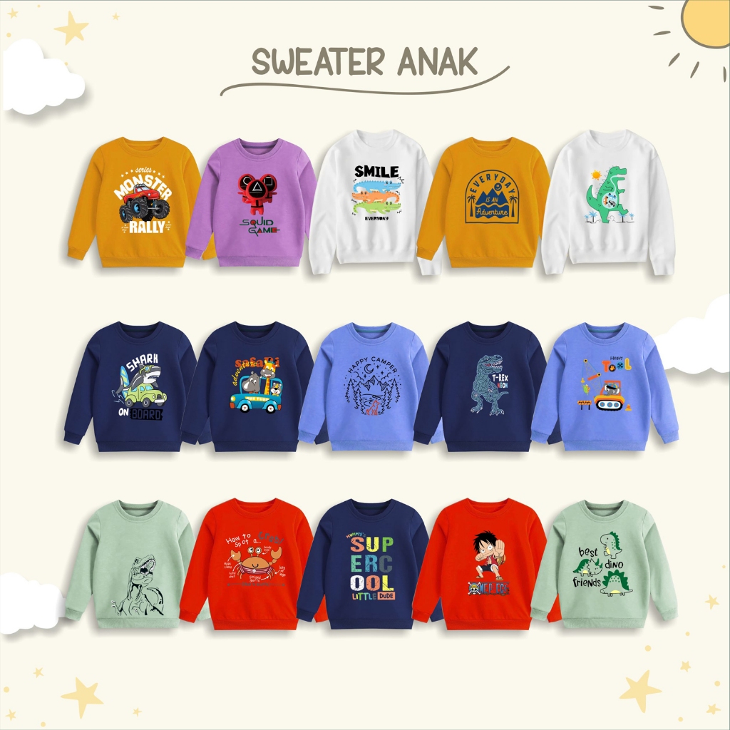 Jaket Switer Anak Cowok Model Terbaru Warna Navy Orange Putih