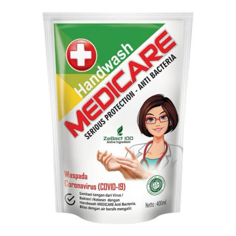 Handwash Medicare Anti Bacteri 400ml