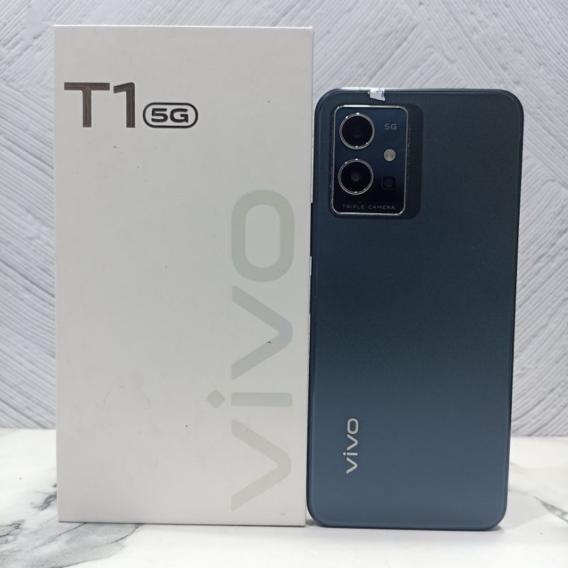 Vivo T1 5G 8/256 8/128 GB Handphone Second Bekas Fullset
