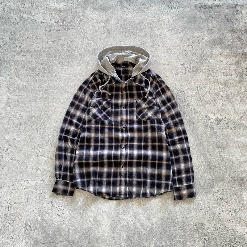 Mitex Flannel Hoodie Veterano (Hoodie bisa dilepas)