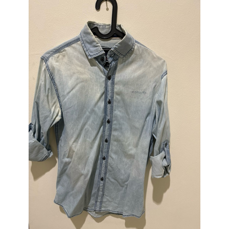 Kemeja denim oversize preloved