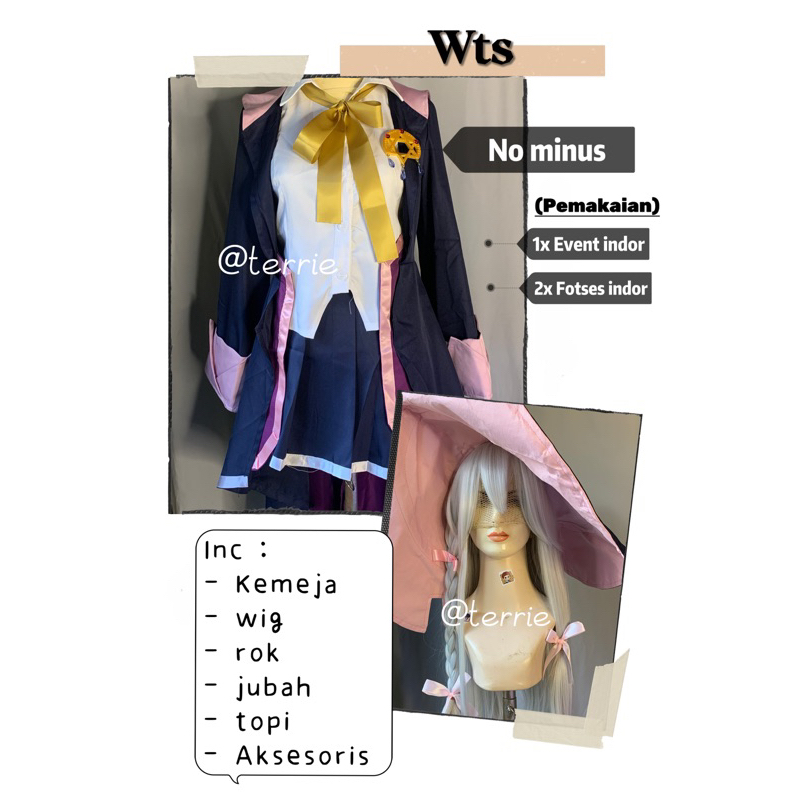 COSTUME COSPLAY elaina pela souta zeta