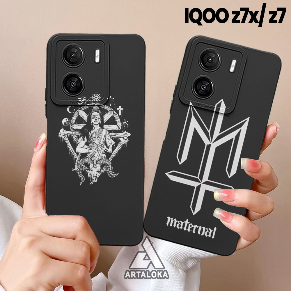 Case VIVO IQOO Z7X/Z7 Softcase Pro Camera MOTIF BRANDED- Pelindung hp