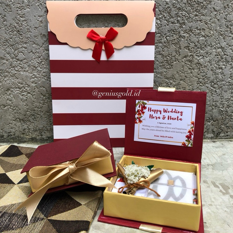 

[KHUSUS GOJEK/GRAB] Gift Box Antam / Gift Box Emas / Hampers Emas / Kotak Emas / Kotak Antam / Kado Emas / Kado Antam