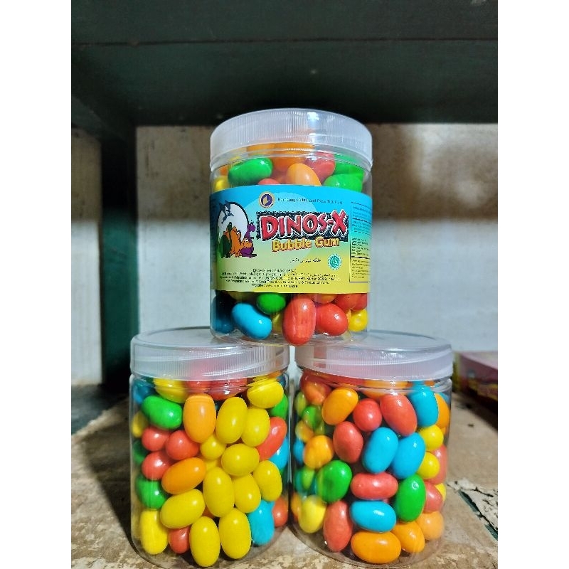 

Permen Karet Dinos-X Bubble Gum (isi 110 Pcs)