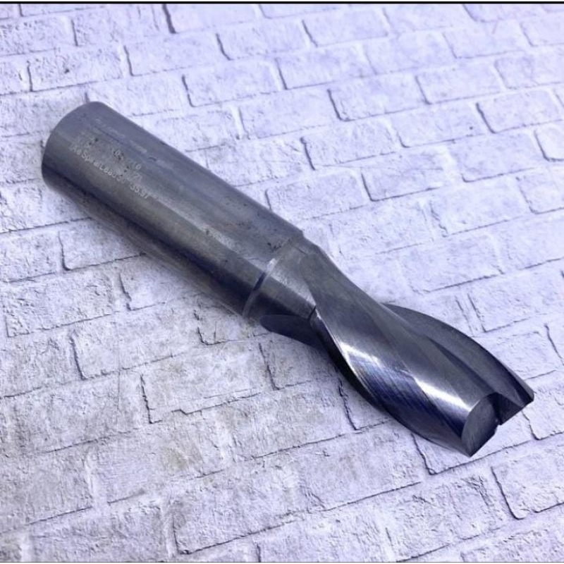 endmill 25mm 2 flute carbide bekas layak pakai