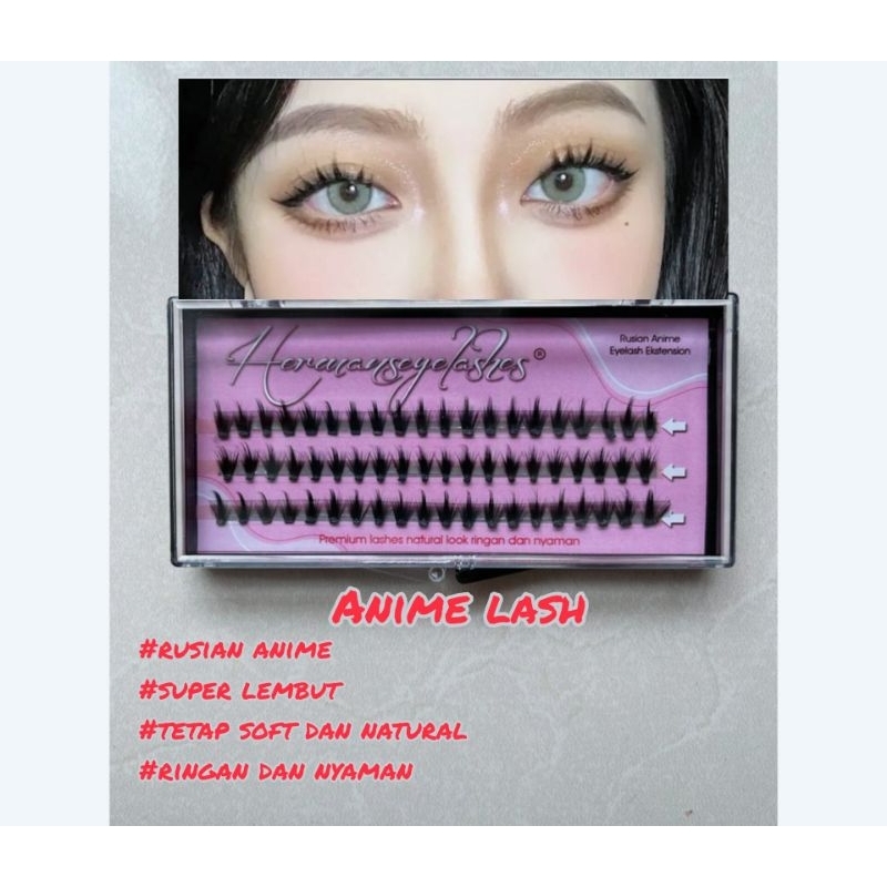 Bulu Mata Anime Eyelash extension Lembut dan ringan