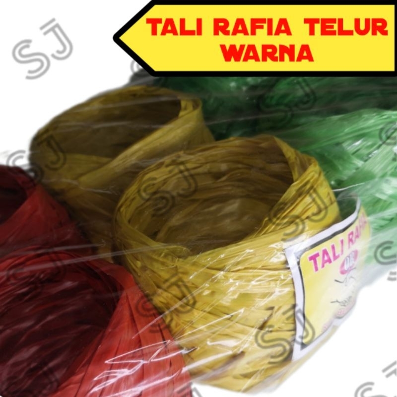 

tali rafia telur warna warni 1pcs