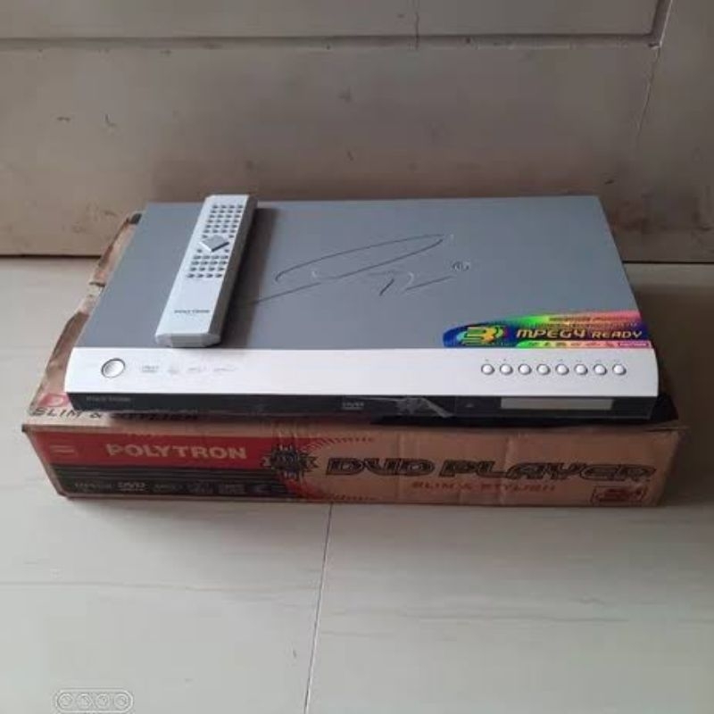 DVD PLAYER POLYTRON 2127 I 2127i GARANSI USB ALAT PEMUTAR VCD CD MP3 JPG MPEG4 MUSIK FILM MURAH SLIM