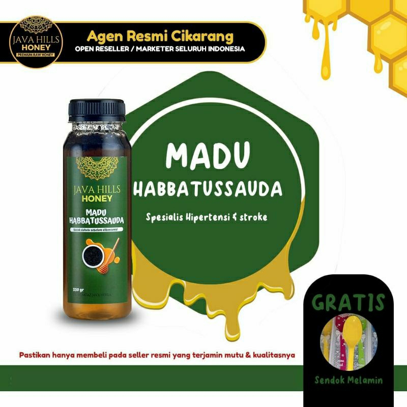 

Java Hills Honey Madu Habbatussauda Herbal Murni Premium Asli Mengatasi Asam Urat Kolesterol Hipertensi | Javahills Honey